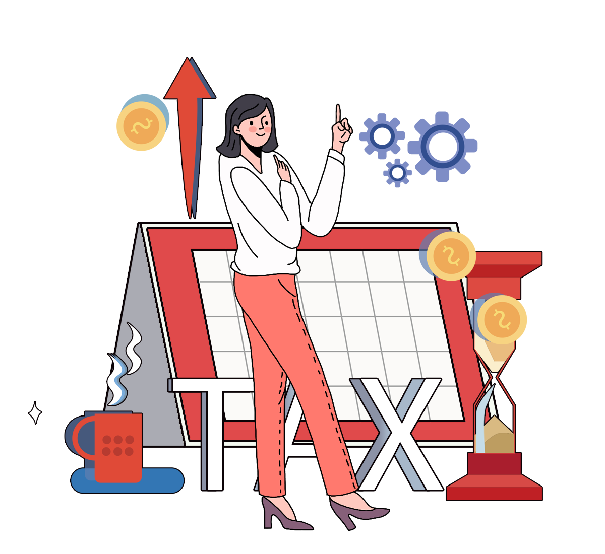 核定征收的方式