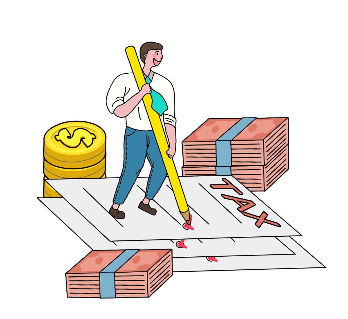 千库网_卡通税法计算签字金币插画_元素编号12859511.png