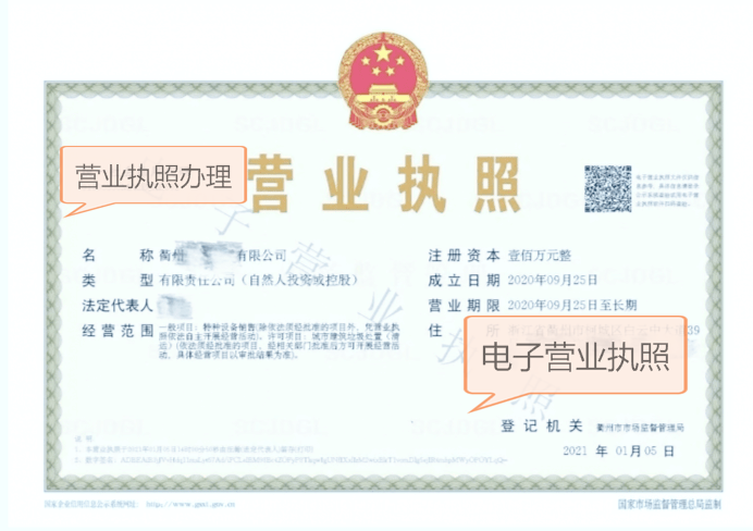 如何申请网店电子营业执照办理流程